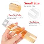 Yoodelife 110ml Clear Plastic Test Tubes, 6-Pack