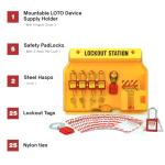 Boviisky Lockout Tagout Station with Safety Gear