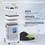 FumeClear FC-2002 Low-Noise Laser Fume Extractor