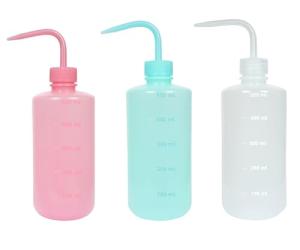 500ml Plastic Squeeze Wash Bottle Set - 3 Colors