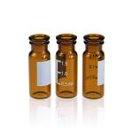 ALWSCI 11 mm Amber Glass Autosampler Vials, 100 Pack