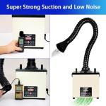 NLVYPRO Fume Extractor with LCD Display & Remote Control