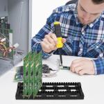 QWORK Antistatic ESD Rack Shelf - 25 Slots