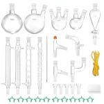 32PCS Lab Distillation Glassware Kit for Purification