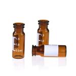 ALWSCI 11 mm Amber Glass Autosampler Vials, 100 Pack