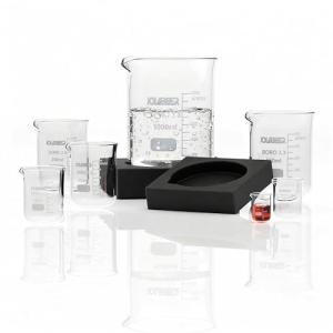 JOLABEAR 7-Piece Glass Beaker Set with Graduations