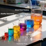 JOLABEAR 7-Piece Glass Beaker Set with Graduations