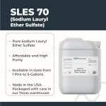 High Purity 70% Sodium Lauryl Ether Sulfate 5 Gallon
