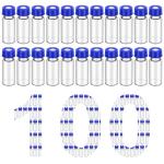 LVDALAB 2ML HPLC Glass Autosampler Vials - 100 Pack