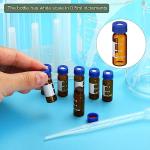 YOKIVE 1000pcs Amber Autosampler Vials with Caps
