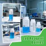 16oz Plastic Bottles with Airtight Caps - 4 Pcs