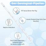 Dedsio 5ml Serological Pipettes, Pack of 100