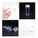 12-Pack Clear 30ml Refillable Plastic Sample Bottles