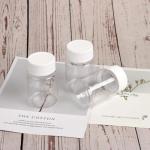 12-Pack Clear 30ml Refillable Plastic Sample Bottles