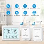 Wireless Fridge Thermometer with Freezer Alarm