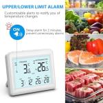 Wireless Fridge Thermometer with Freezer Alarm