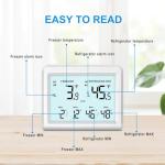 Wireless Fridge Thermometer with Freezer Alarm