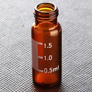 Amber Autosampler Vials, 2mL with Screw Top (Pack of 100)