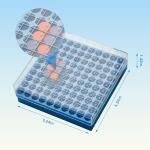 CryoKing 100-Well Freezer Lab Storage Boxes