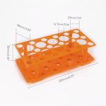 28 Pack Plastic Test Tubes with Caps and Rack