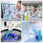 28 Pack Plastic Test Tubes with Caps and Rack