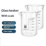 Glass Beaker Set with 6 Measurement Sizes