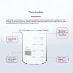 Glass Beaker Set with 6 Measurement Sizes