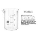 Glass Beaker Set with 6 Measurement Sizes