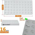 2-Pack White Autosampler Vial Rack for Labs