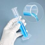 QWORK 25 ml Plastic Measuring Cylinders, Set of 10