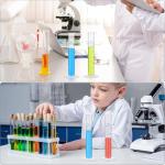 QWORK 25 ml Plastic Measuring Cylinders, Set of 10