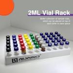 2-Pack White Autosampler Vial Rack for Labs