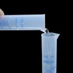 10-Pack 100 ml Graduated Plastic Measuring Cylinders