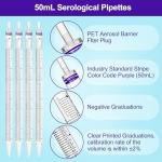 Sterile 50ml Polystyrene Serological Pipettes - Pack of 25
