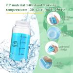 12 Pack 8oz Plastic Sample Bottles with Caps