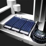 Amber Autosampler Vials with Blue Screw Caps, 100 Pack