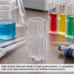 200pcs 1.5ml Plastic Cuvettes for Spectrophotometers