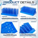 Thyle Blue Plastic Test Tube Rack - 2 Pack