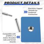 Heavy Duty Lab Stand with Assembly Rods - 3 Pcs