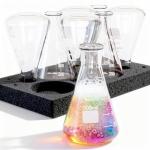 500ml Glass Erlenmeyer Flask 8-Pack for Labs