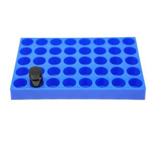 Blue Vial Rack for 20/60ml HPLC Bottles
