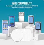 20-Pack Latex-Free TENS Unit Replacement Pads