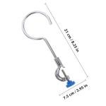 NULYLU 80mm Flask Holder Ring with Retort Clamp