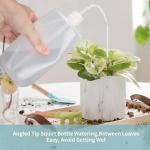 Clear Plastic Wash Bottles - 6 Pack, 1000ml