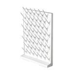 Heytaful Wall Mounted Lab Drying Rack with 52 Pegs