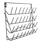 Wall Mounted Lab Drying Rack with Organizer Basket