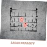 Wall Mounted Lab Drying Rack with Organizer Basket