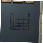 Wall Mounted Lab Drying Rack with Organizer Basket