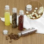 50ml Clear Plastic Test Tubes with Screw Caps