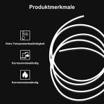 2M PTFE Teflon Tube for 3D Printers